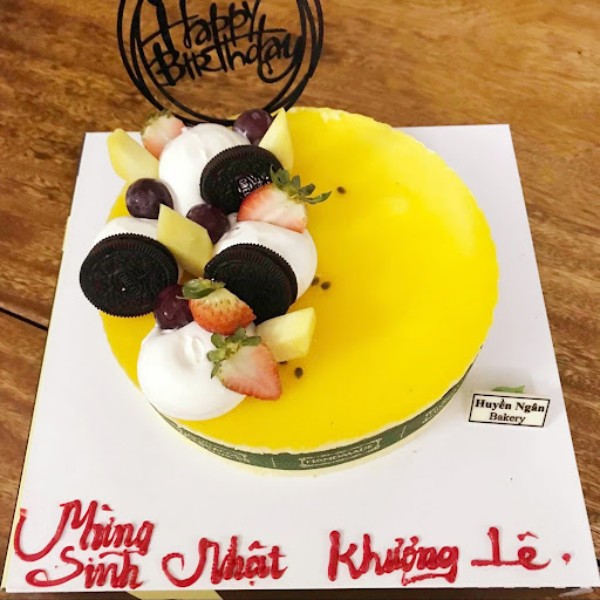 Một mẫu bánh cheesecake tại Huyền Ngân Bakery